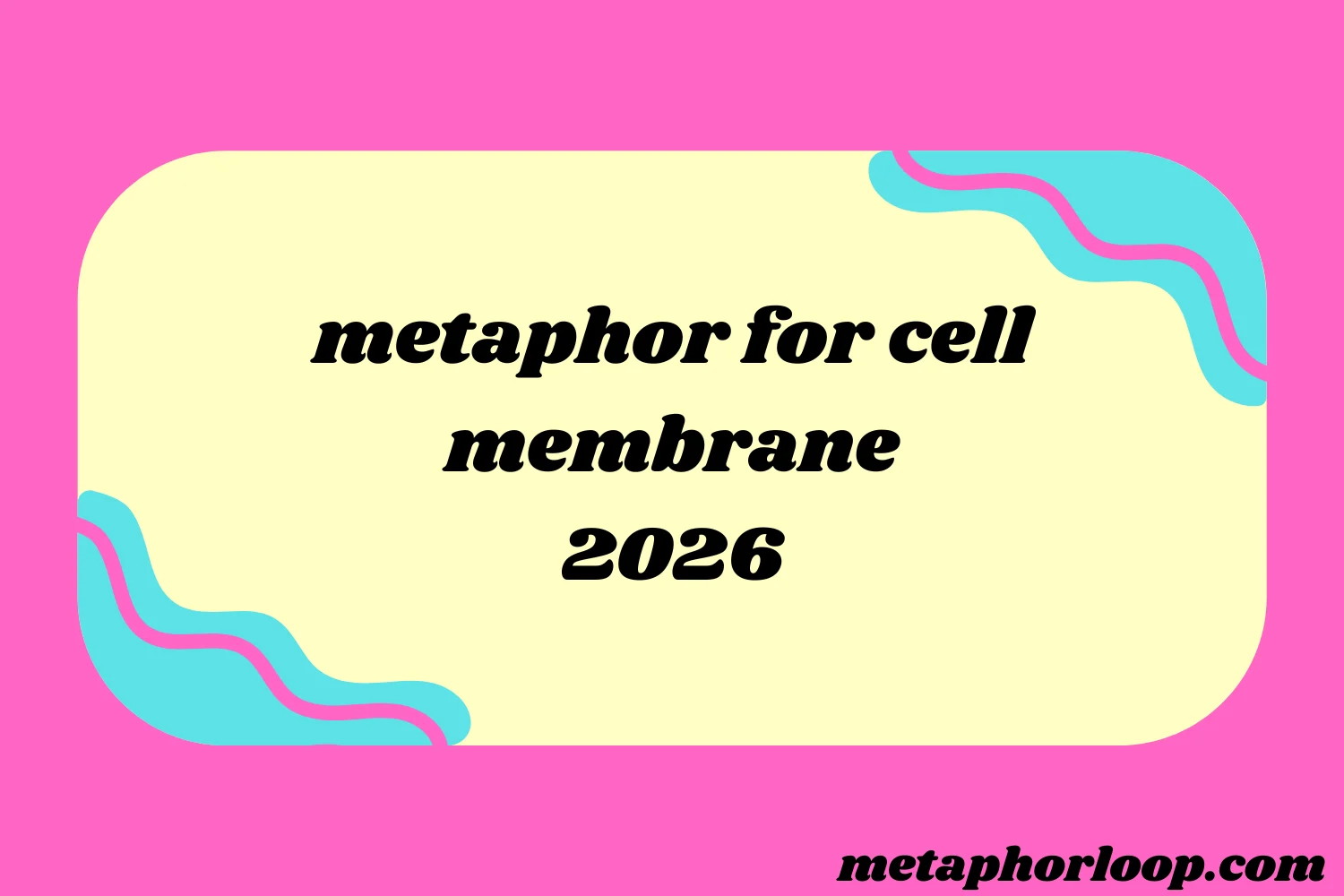 metaphor for cell membrane