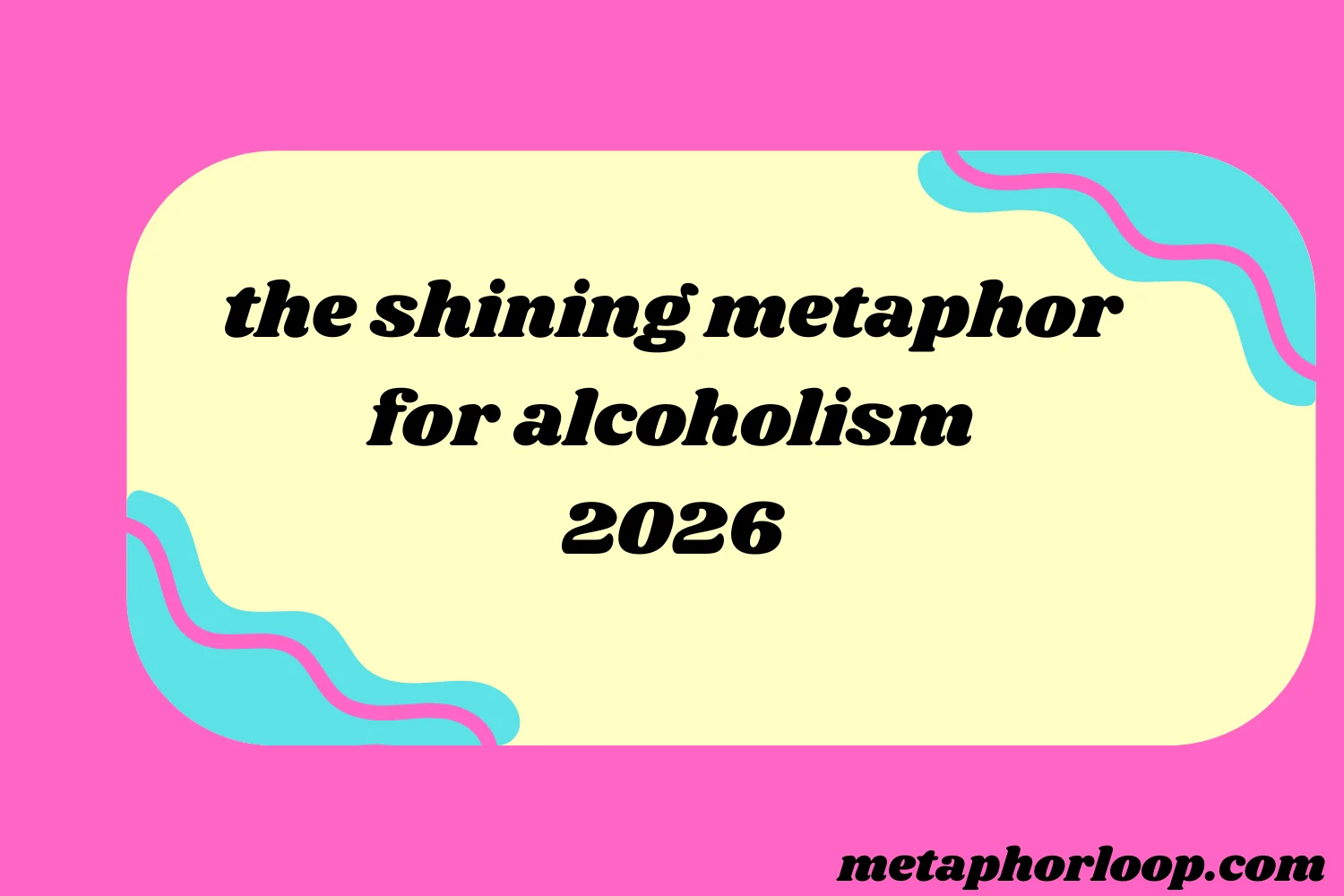 the shining metaphor for alcoholism