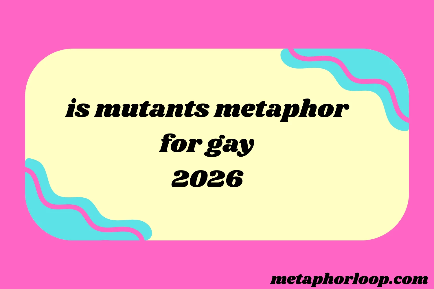 is mutants metaphor for gay